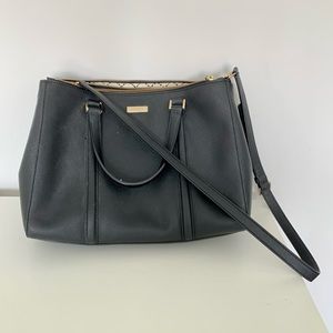 Kate Spade Black Purse with Detachable Shoulder Strap